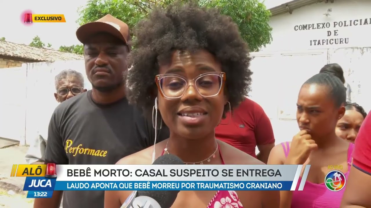 Bebê morto: Casal suspeito se entrega | ALÔ JUCA | TV ARATU