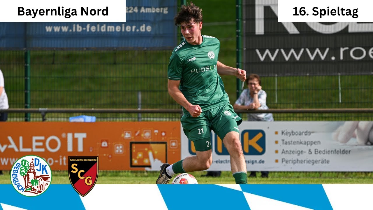 DJK Gebenbach vs. SC Großschwarzenlohe // Tore + Highlights 16. Spieltag Bayernliga Nord