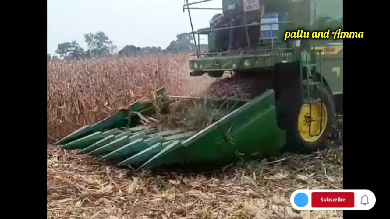 #vivasayi vazhkai#farmers life so critical not work for profit #it is an emotion #maize harvester