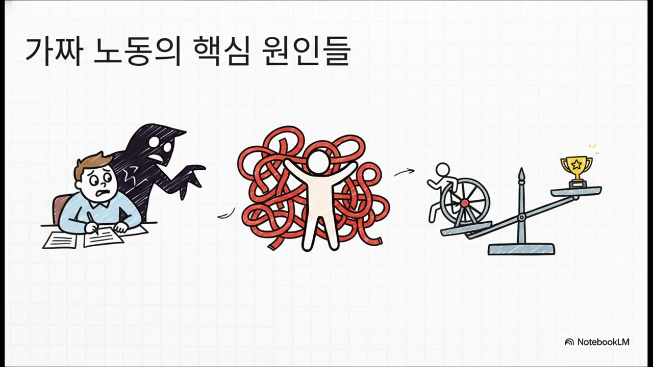 가짜 노동: 무의미한 바쁨의 본질과 탈출 전략