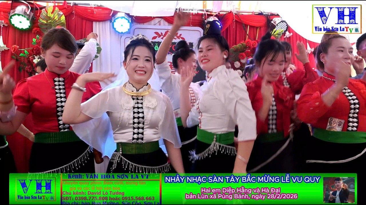 NHẢY NHẠC SÀN TÂY BẮC | Mừng lễ vu quy của Diệp Hằng và Hà Đại bạn Lùn ngày 28/2/2026