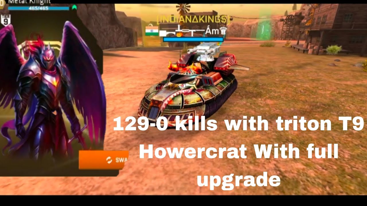 (129-0kills) without skill Playing with T9 Triton Howercrat with 85,85 attack with full upgrade 