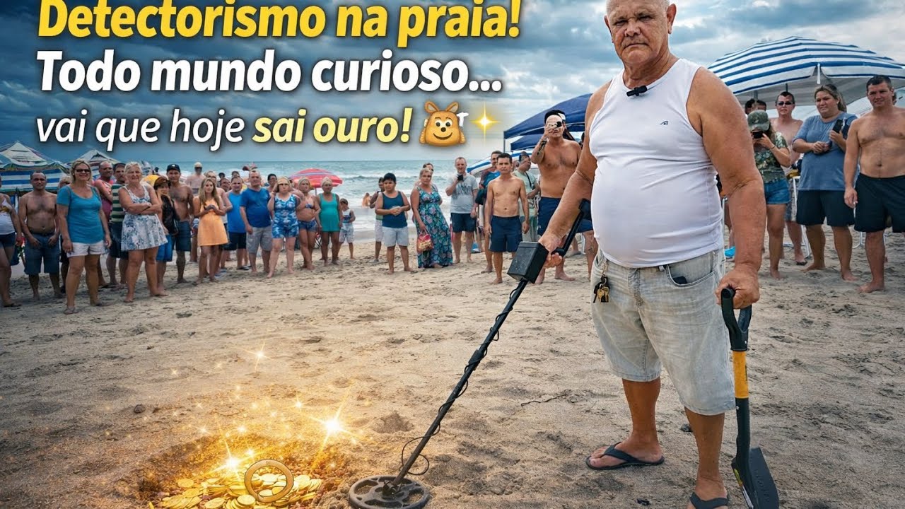 Detectorismo na praia de guaratuba vais que sai ouro