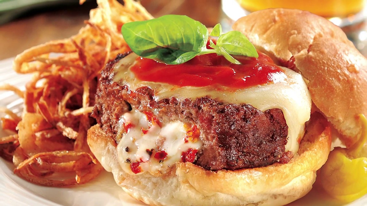 Italian Stuffed Burgers