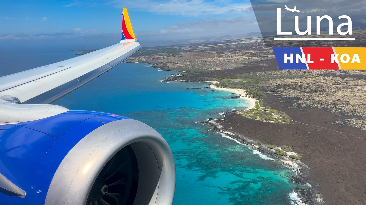 Full Flight - Southwest Airlines Boeing 737 MAX 8 Flight From Honolulu to Kona