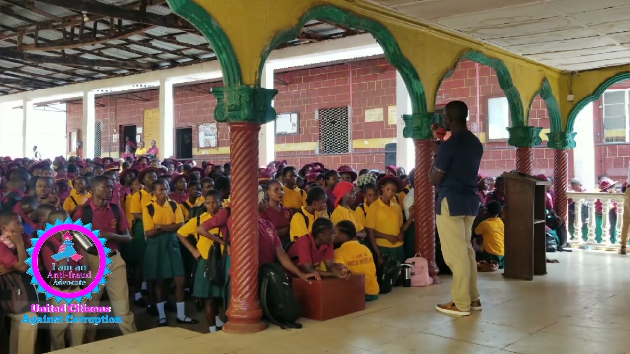 Raising Fraud Awareness at Government Model Senior Secondary School -Freetown. @TheACFE