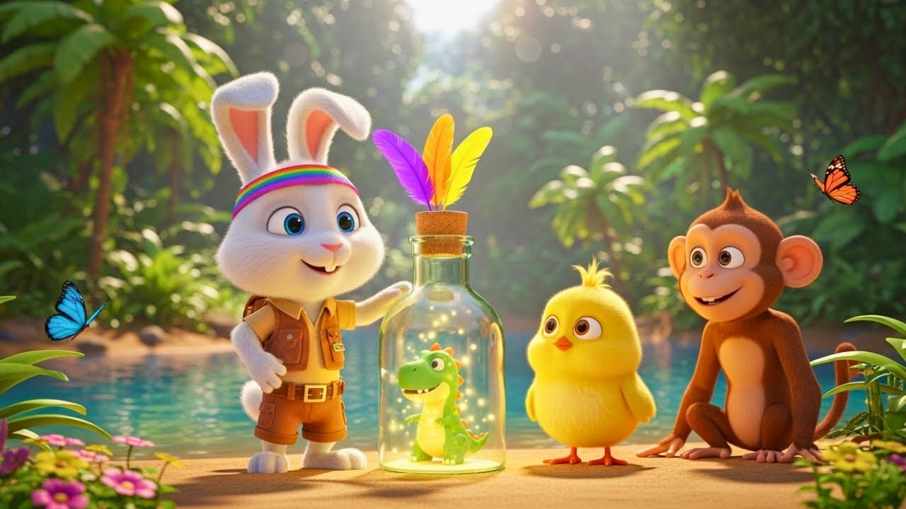 🐰Bunny & Friends Save the Burning Forest 🌿 A Cute Animal Tale