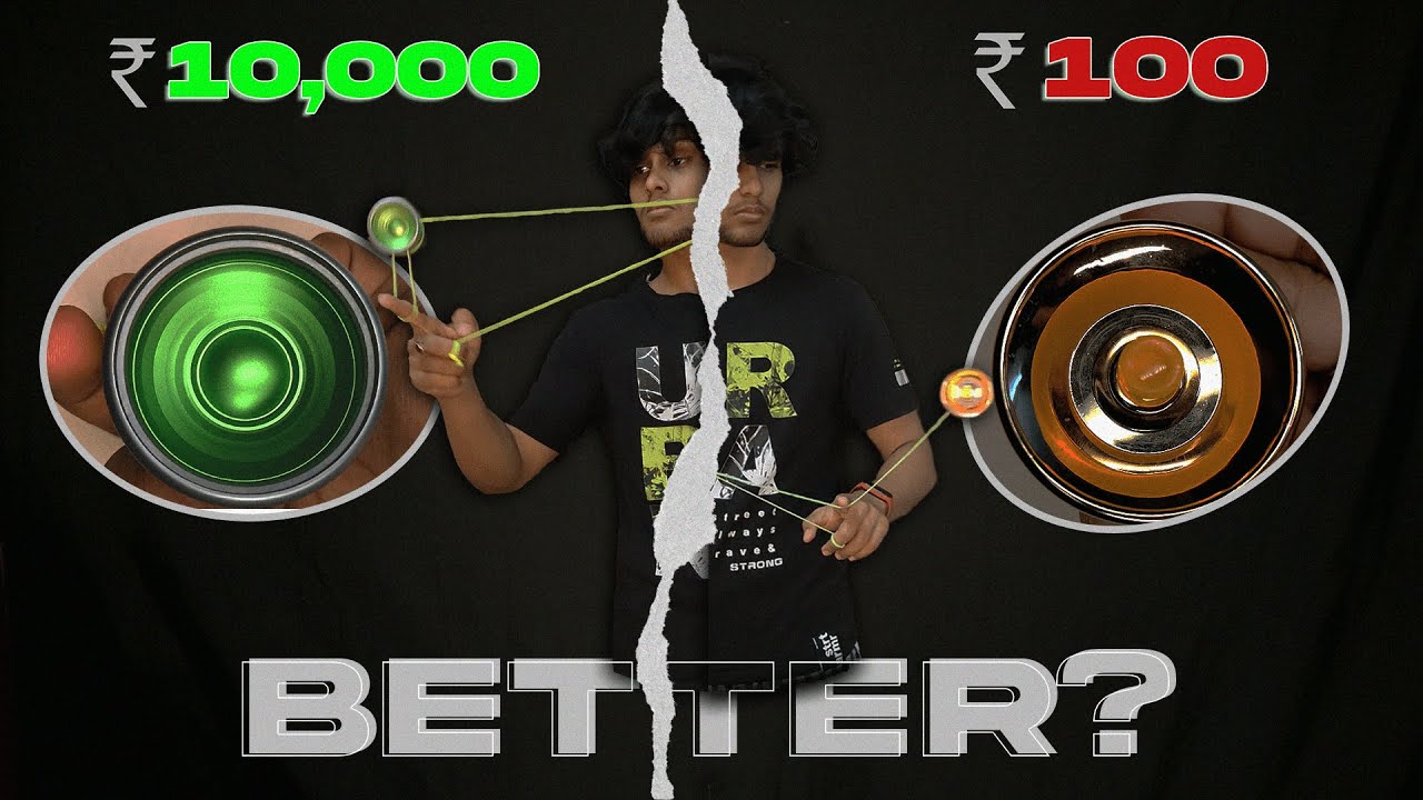 Rs.100 VS Rs.10,000 yoyo 🤑🤑: A yoyo trick battle !! || Indain yoyoer