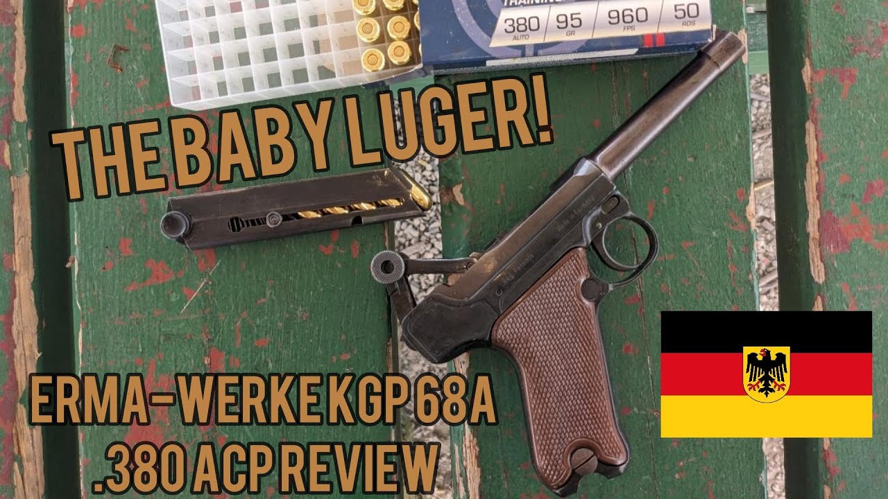 Обзор Erma Werke KGP 68A - .380 ACP. Хорош ли Baby Luger?