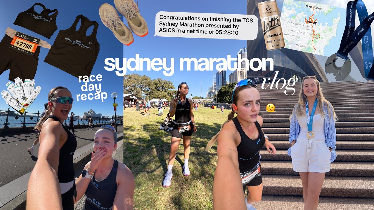 sydney marathon vlog! expo, race day recap, elevation, time, aftermath, what's next for me?