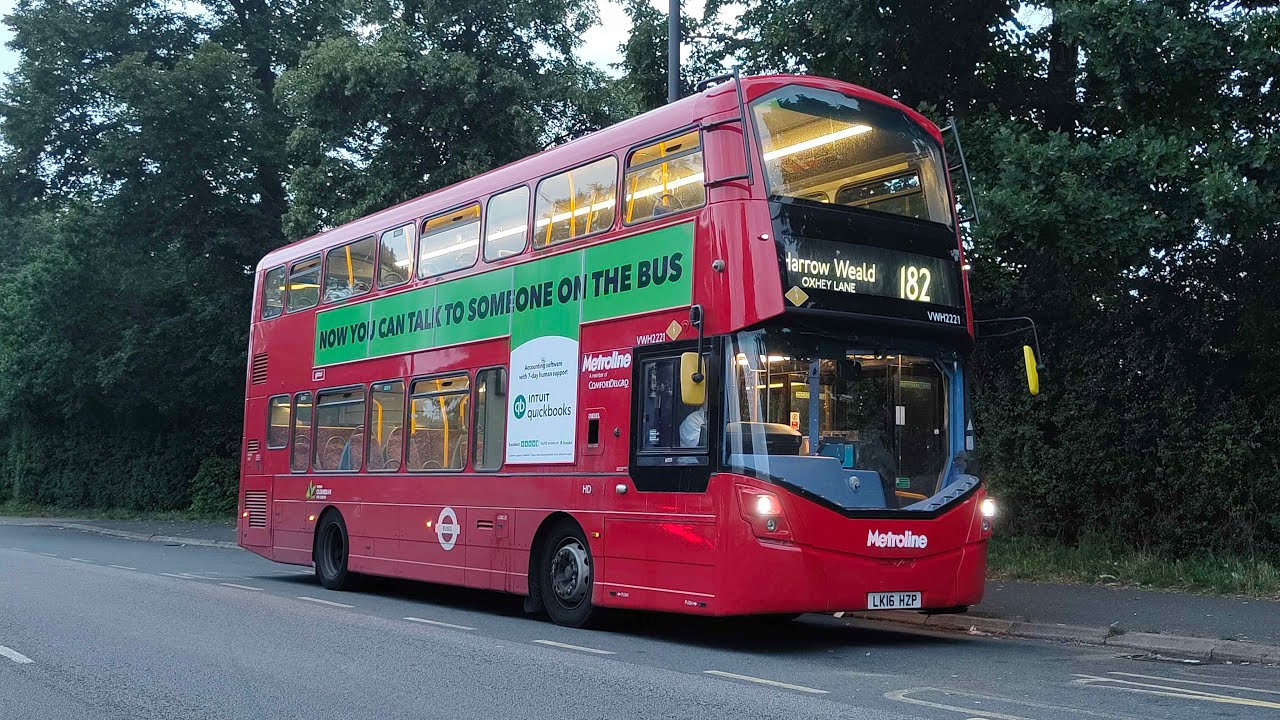 FRV: Metroline London Bus Route 182 | Brent Cross - Harrow Weald, Oxhey Lane | VWH2221 (LK16 HZP)