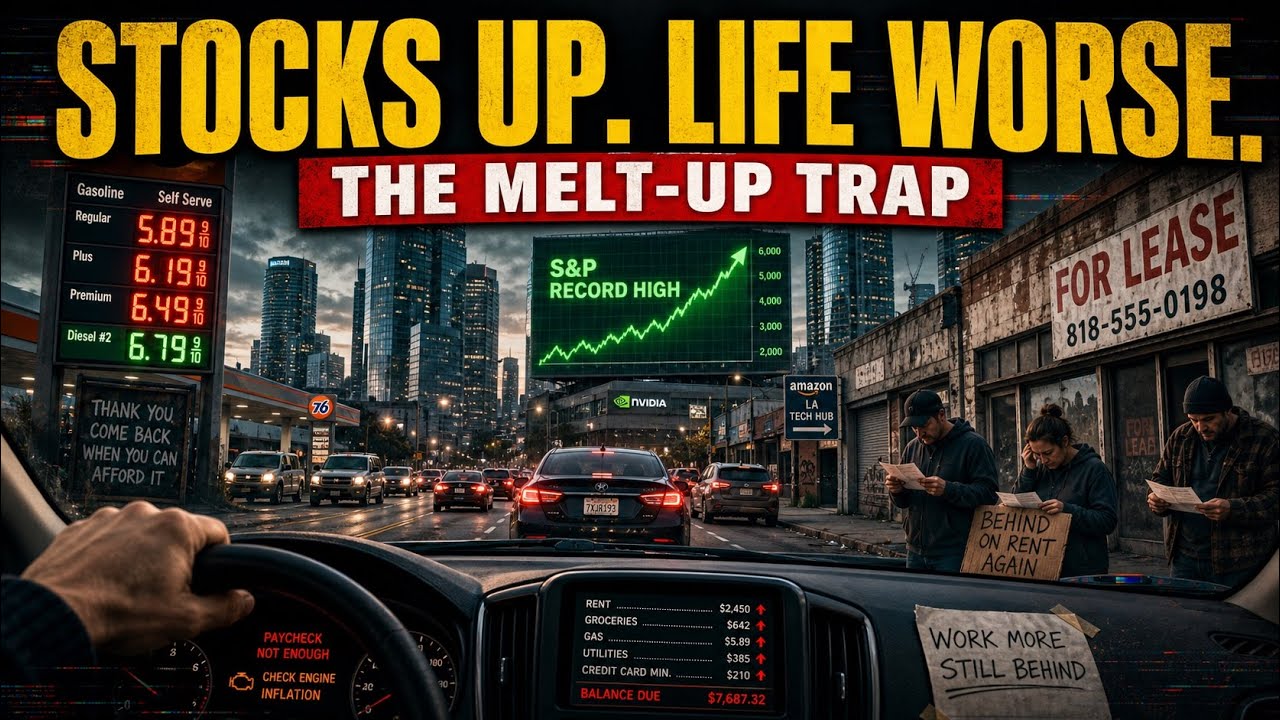The Melt-Up Economy: Why Stocks Rise While Your Life Gets More Expensive