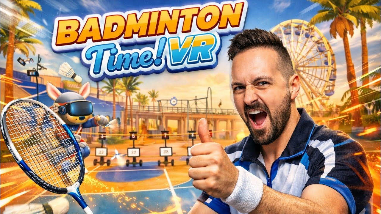🔥 Je teste BADMINTON TIME! VR sur PS5 😱 (Ultra fun !)