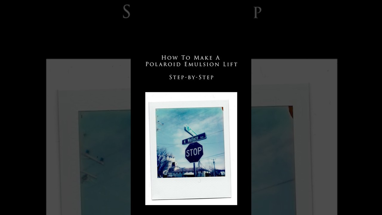 How to Create a Polaroid Emulsion Lift on Watercolor Paper | Step-by-Step Guide #photoshop #polaroid