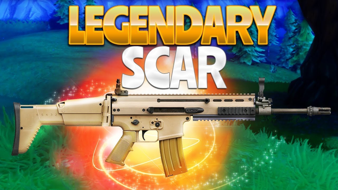 LEGENDARY SCAR!? (Fortnite Battle Royale) | rhinoCRUNCH
