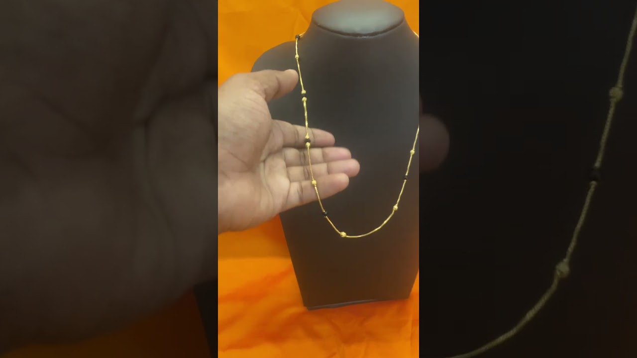 Daily Wearing Black Beads Good Design Chain Collectn