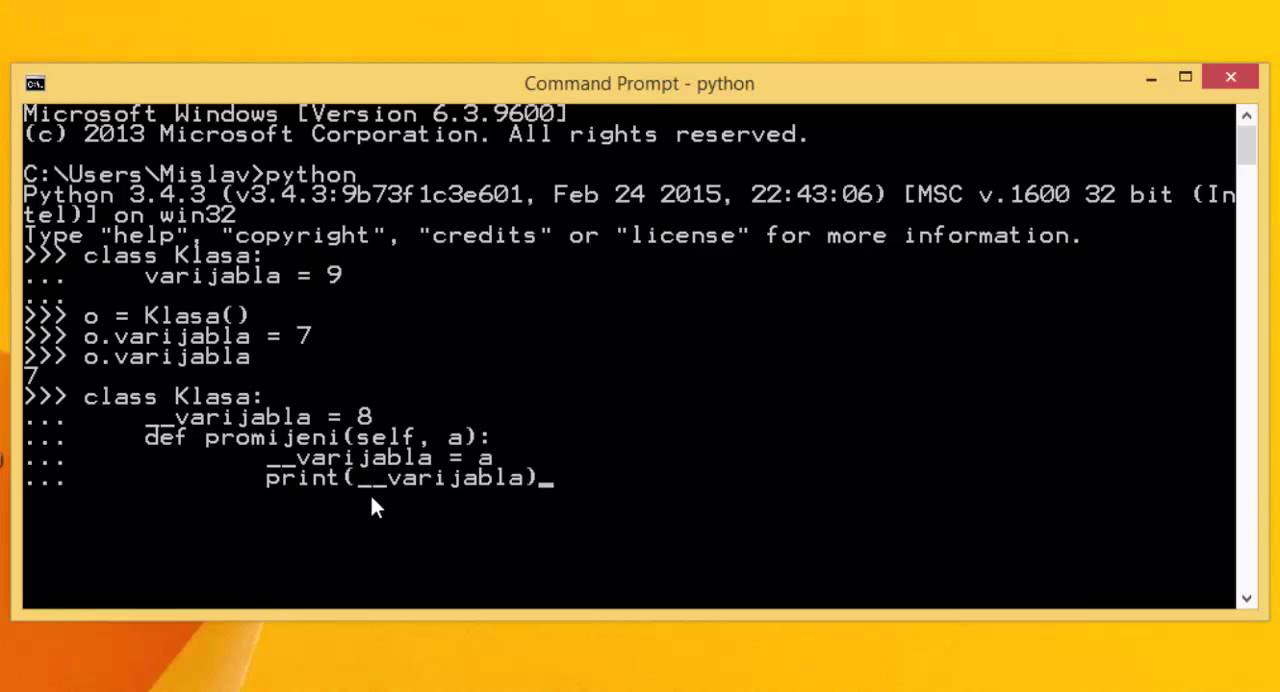 Python - Tutorijal 79 - Privatne varijable