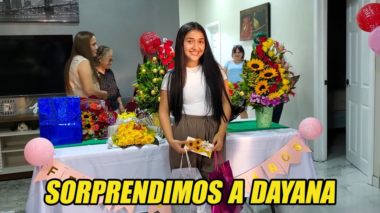 Que bonita sorpresa se llevo Dayana.