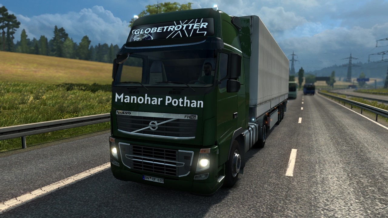 Euro Truck Simulator 2 With ANT Esports Steering Wheel Vertical Greece