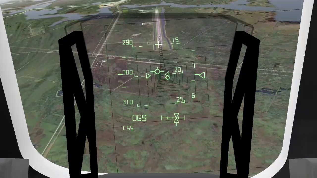 FSIM shuttle landing