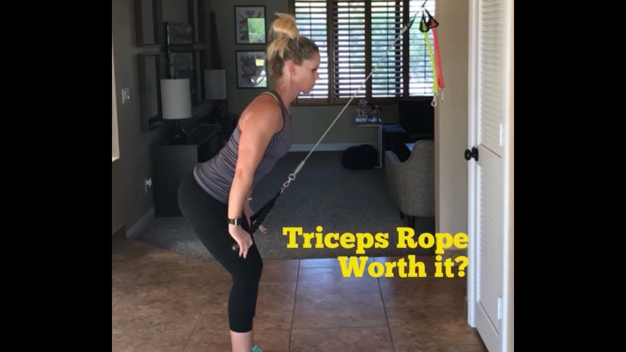 Equipment Demo-Triceps Rope