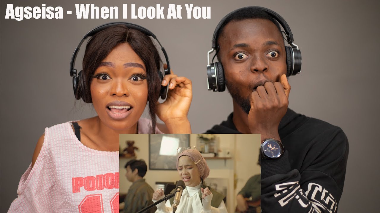 OUR FIRST TIME HEARING Agseisa - When I Look At You (Miley Cyrus Cover) Live Session REACTION!!!😱