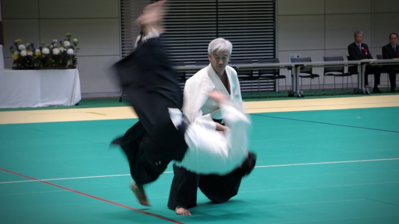 Aikido Demonstration - Doshu Moriteru Ueshiba - 12th IAF Congress (2016) [Aikikai]