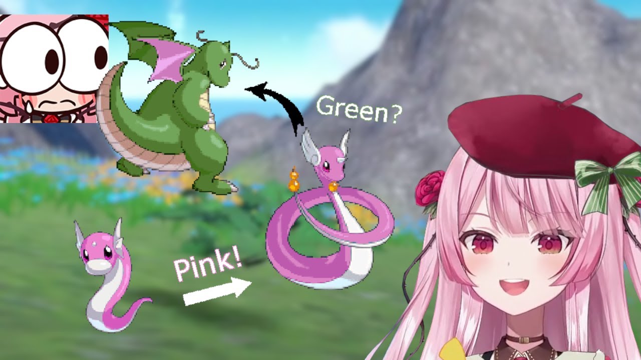 [Nijisanji EN] Rosemi contemplates evolving shiny Dratini, due to it becoming green (Pokemon Violet)
