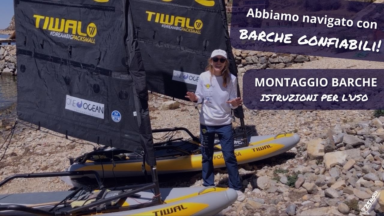 Le barche gonfiabili Tiwal - [come si armano]