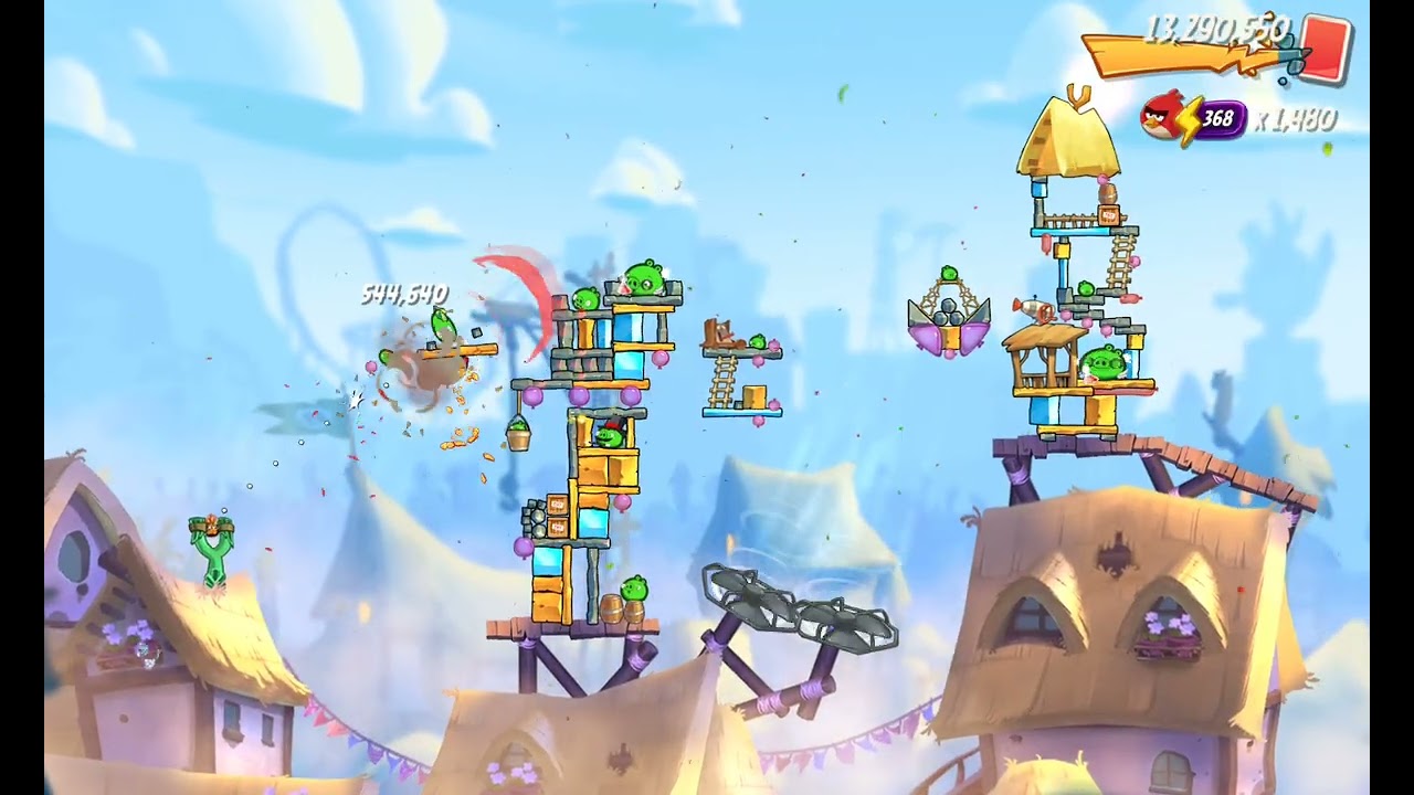 Unlock Levels 2074-2076 Hard Level Angry Birds 2 Pig City Quebeak City Part 473