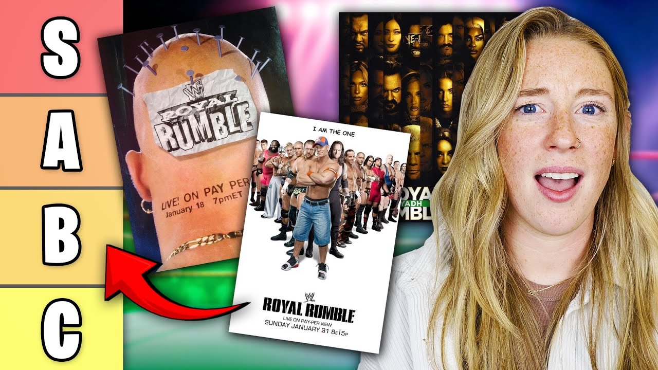 My Girlfriend Ranks WWE Royal Rumble Posters