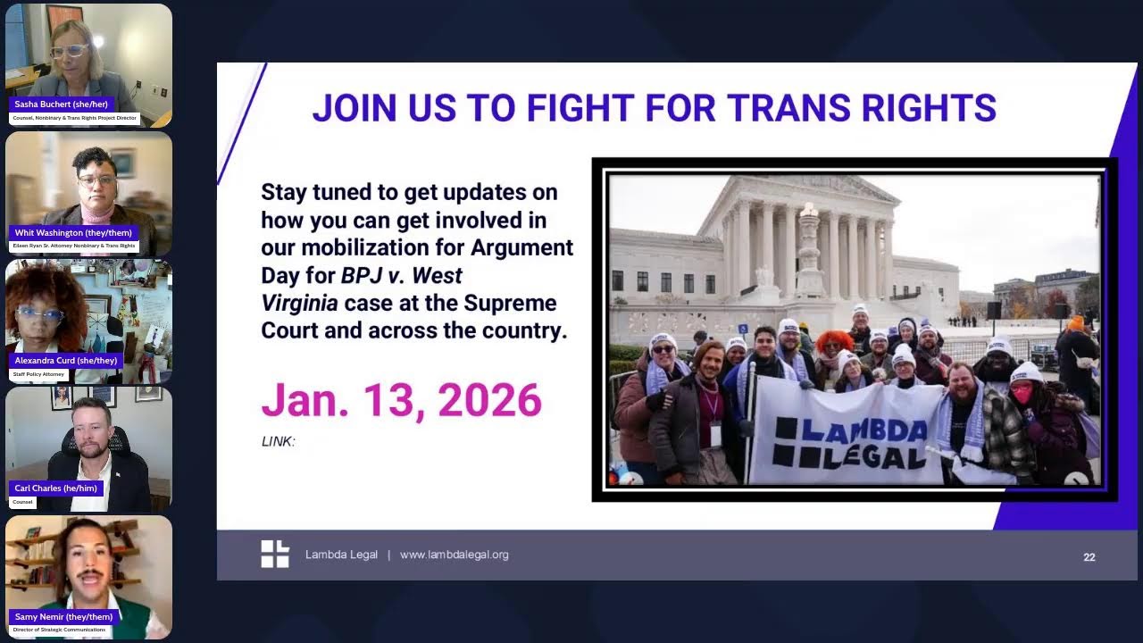 2025 State of Trans Rights: A Live Webinar