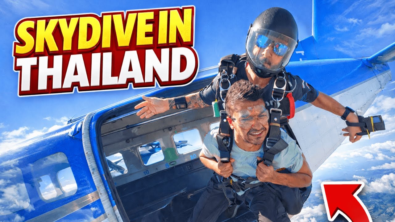 I Jumped Out of a Plane at 13,000 Feet in Thailand