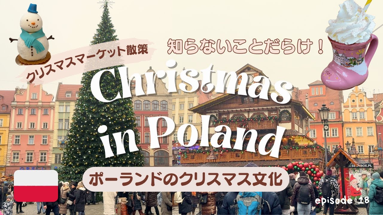 知らないことだらけ😳ポーランドのクリスマス文化┆ヴロツワフのクリスマスマーケット┆生木が主流？クリスマスツリー🎄┆ミコワイキとは？┆12種類のヴィギリアの晩餐┆駐在妻生活記録[episode 18]