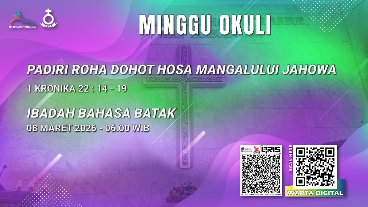IBADAH BAHASA BATAK 06.00 - 08 MARET 2026