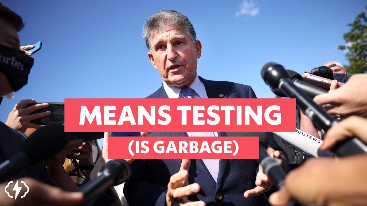Why Means Testing Is A Terrible Idea