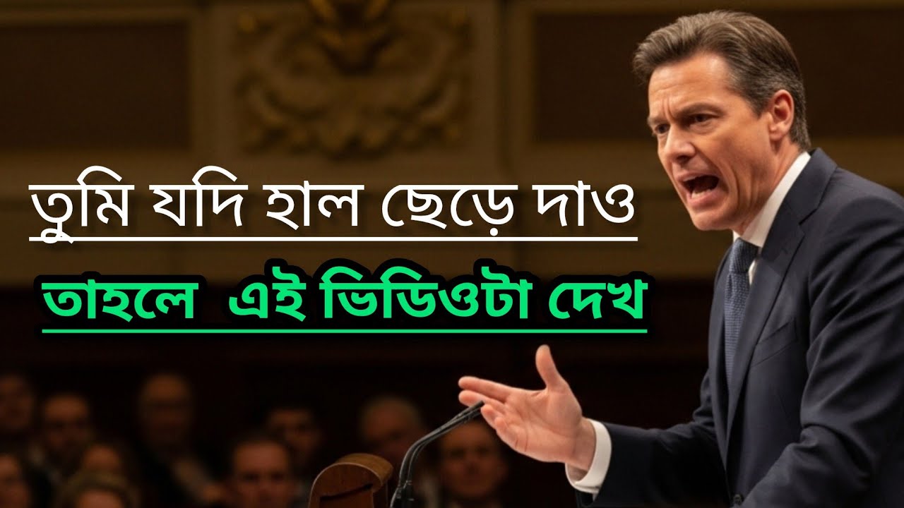 বাংলা Powerful Motivation | তোমাকে জিততেই হবে | Never Give Up Speech
