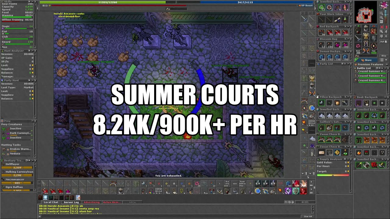 Summer Courts: Shredding Elf Souls (Recommended: 500+ EK)
