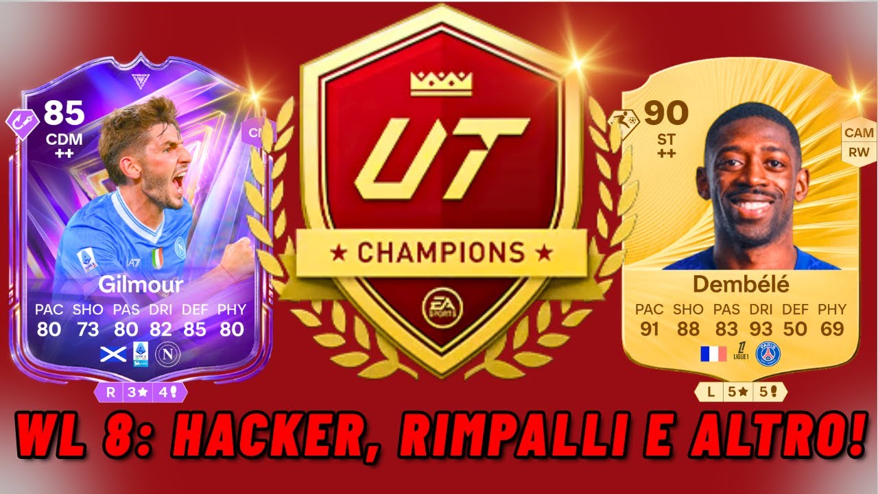 HACKER, RIMPALLI E TANTO ALTRO! TUTTE LE MIE PARTITE DEL FUT CHAMPIONS 8! - FC26 WL GAMEPLAY
