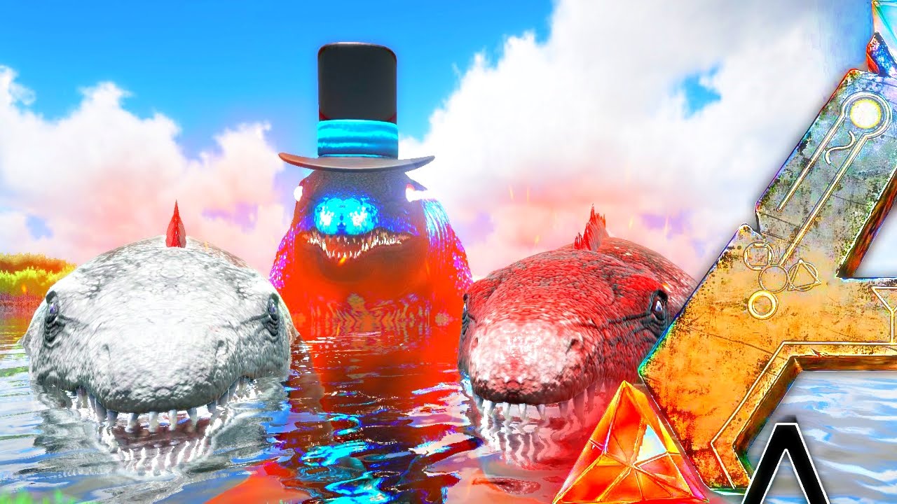 ARK Survival Evolved | ALPHA MOSASAURUS VS 100 MOSA & WARDEN MORMAW FIGHT | Update 242 ( Gameplay )