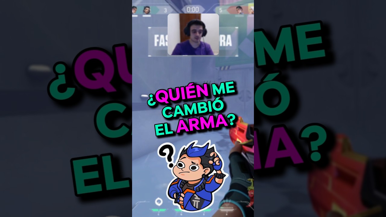 &iquest;Qui&eacute;n Me Cambi&oacute; El Arma? 🟣Directos en Twitch: elZerloX🟣 #humor #twitch #valorantespa&ntilde;ol #shorts