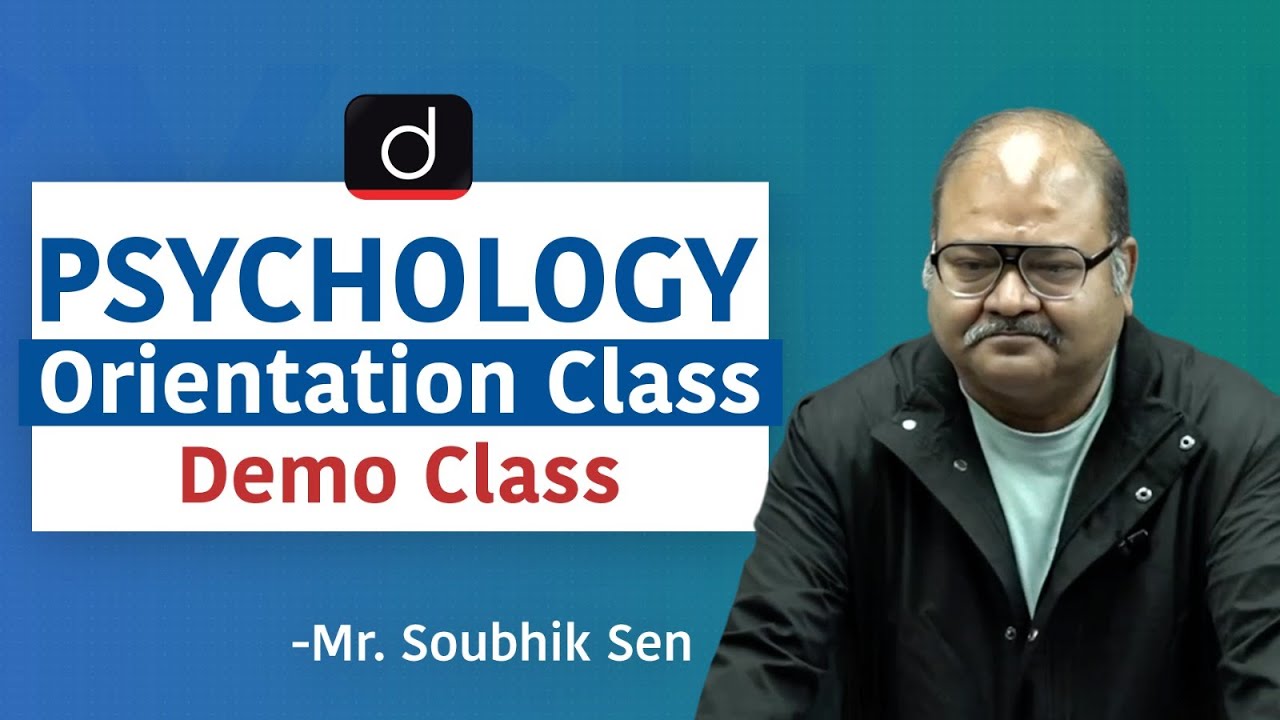 Demo Class | Psychology Optional Part 1 | Drishti IAS English