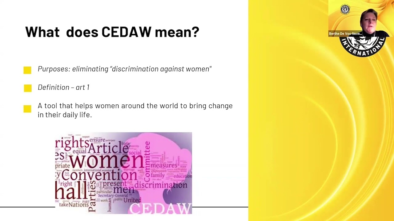 SI Webinar || Connecting the Dots... CEDAW - Beijing +30 - SDGs