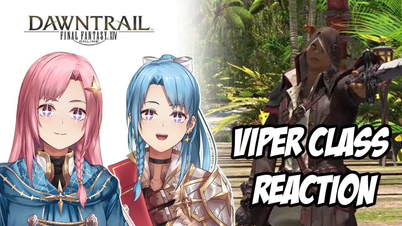 Twin #Vtubers react to #ffxiv Viper class! (Yuki & Yuna | Twin Vtubers)