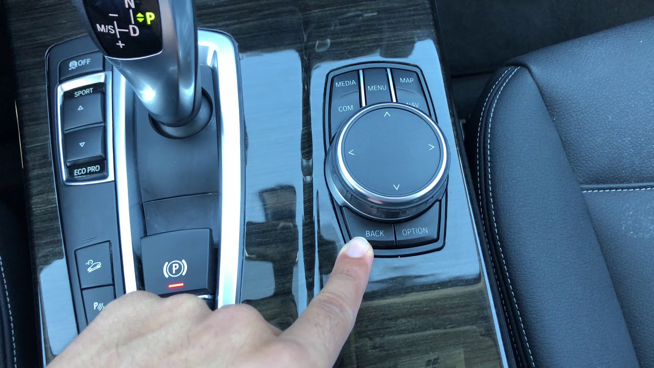 DM How to use the iDrive controller in a BMW