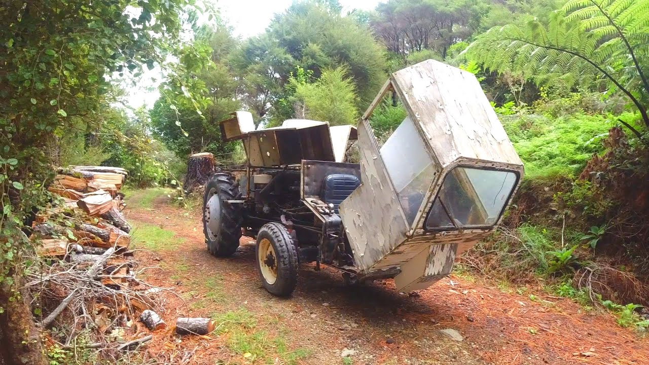 Home made Tractor gets much needed maintenance / Joyride around the Forest.