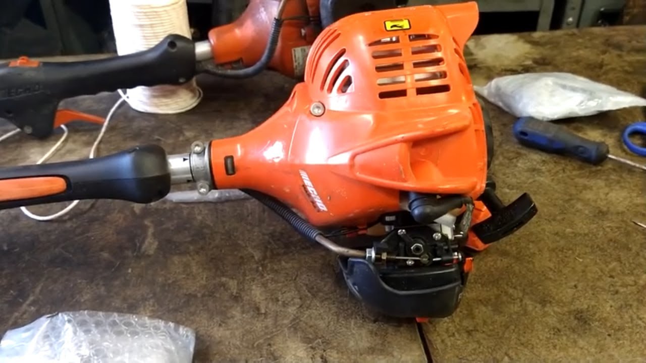 how to replace the carburetor on an echo pas-225 trimmer