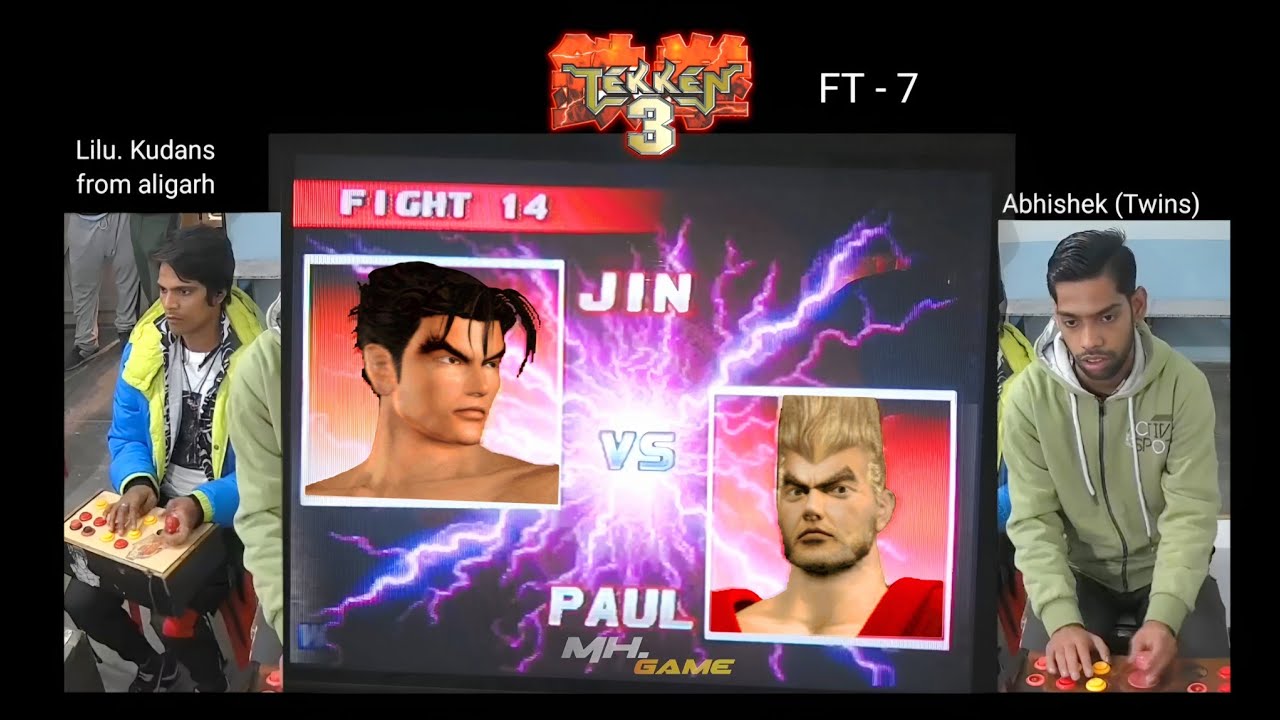 Tekken 3 - Jin vs Paul ( Lilu Kudans vs Twins)