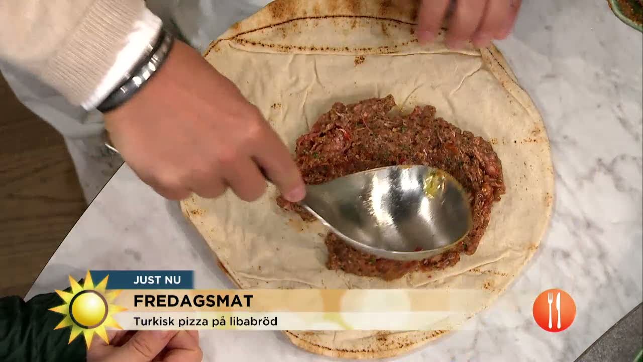 Pizza på turkiskt vis - Nyhetsmorgon (TV4)