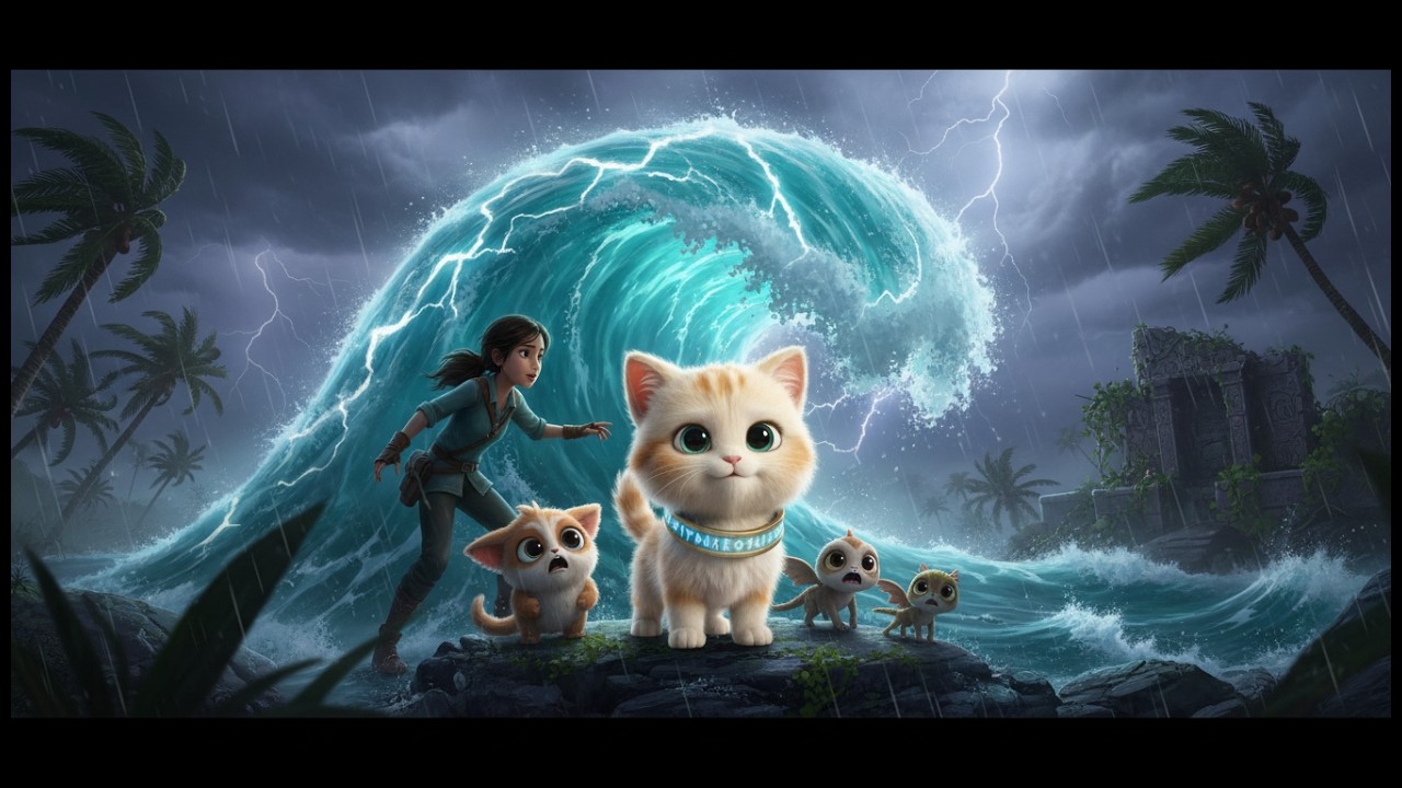 kenken cat tales mysterious island the glowing necklace